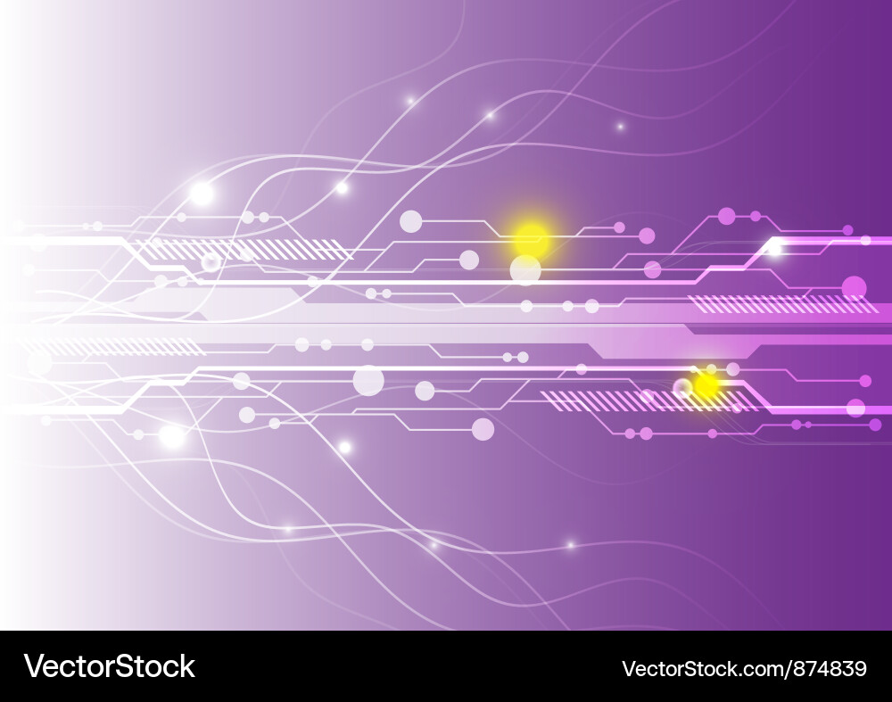 Technology Network Background vector image
