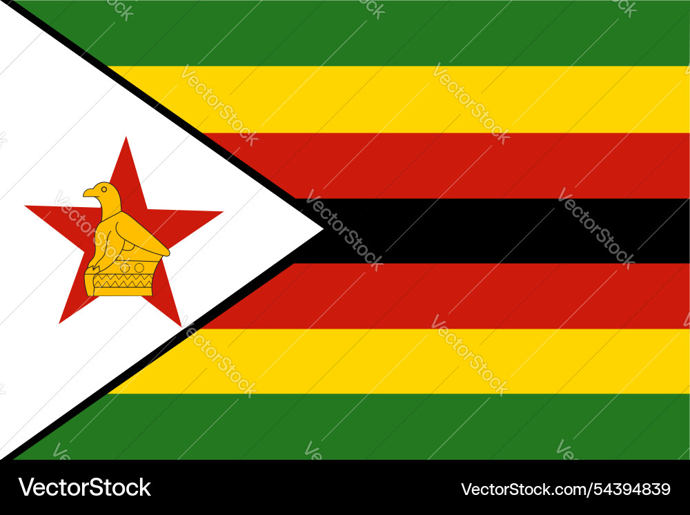 Zimbabwe flag pattern background Zimbabwe flag pattern background Vector Image