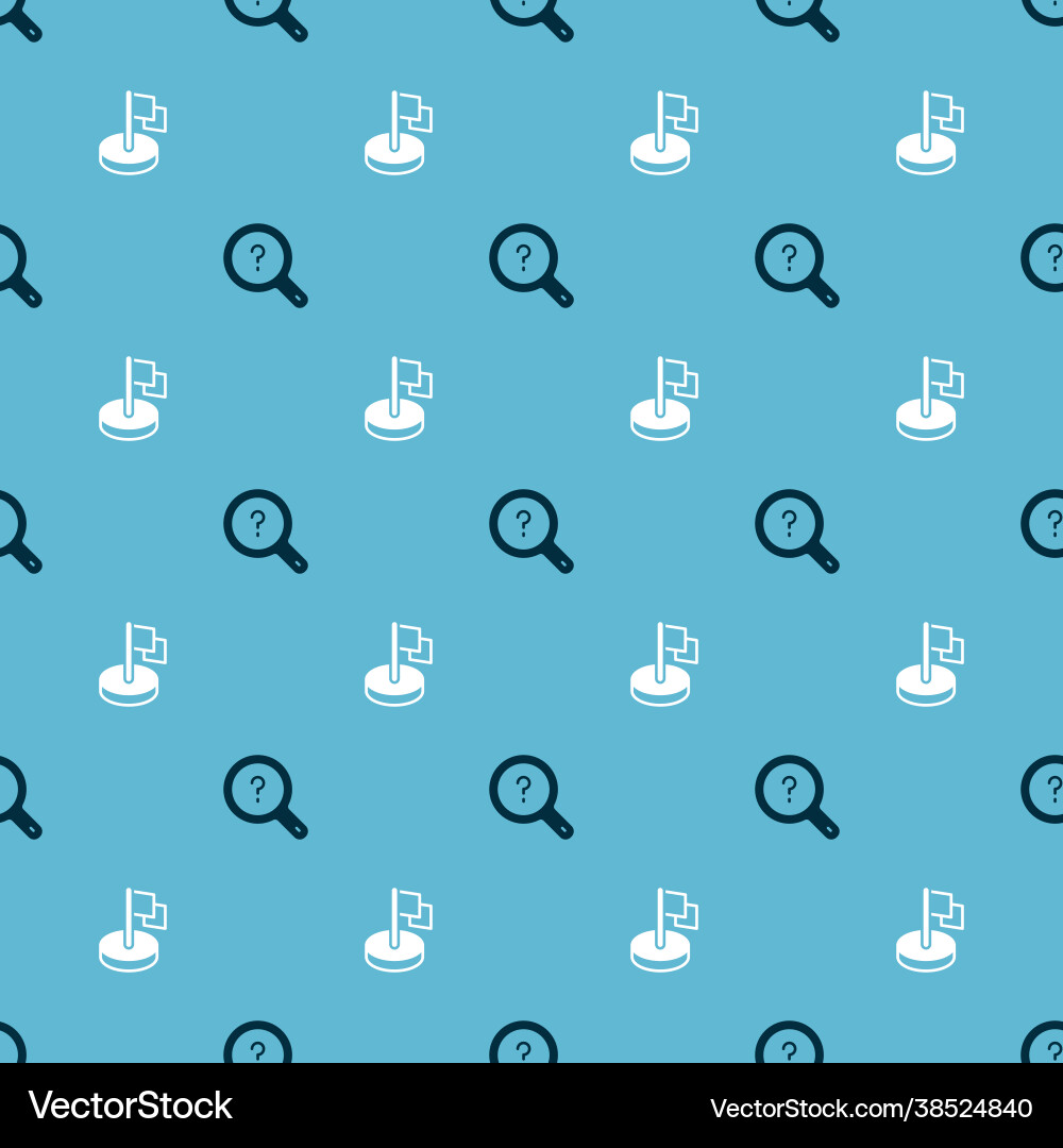 Set unknown search and flag on seamless pattern Set unknown search and flag on seamless pattern vector image