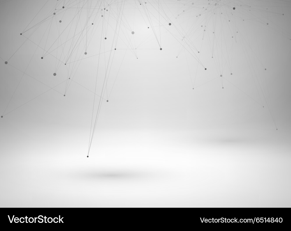 Wireframe mesh polygonal element Vector Image
