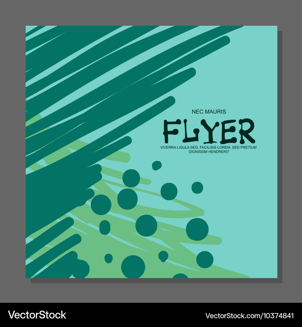 Abstract flyer with space for text it can be used Vector Image