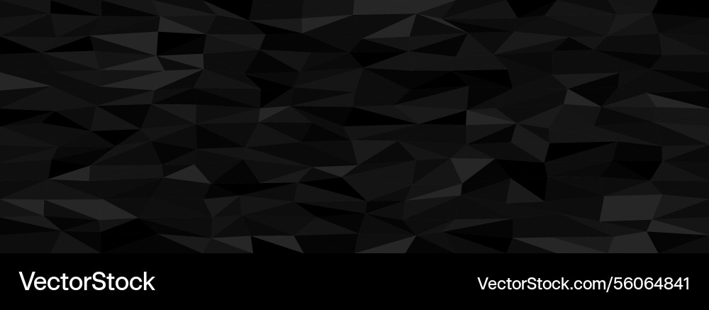 Abstract geometric pattern with black triangular Vector Image