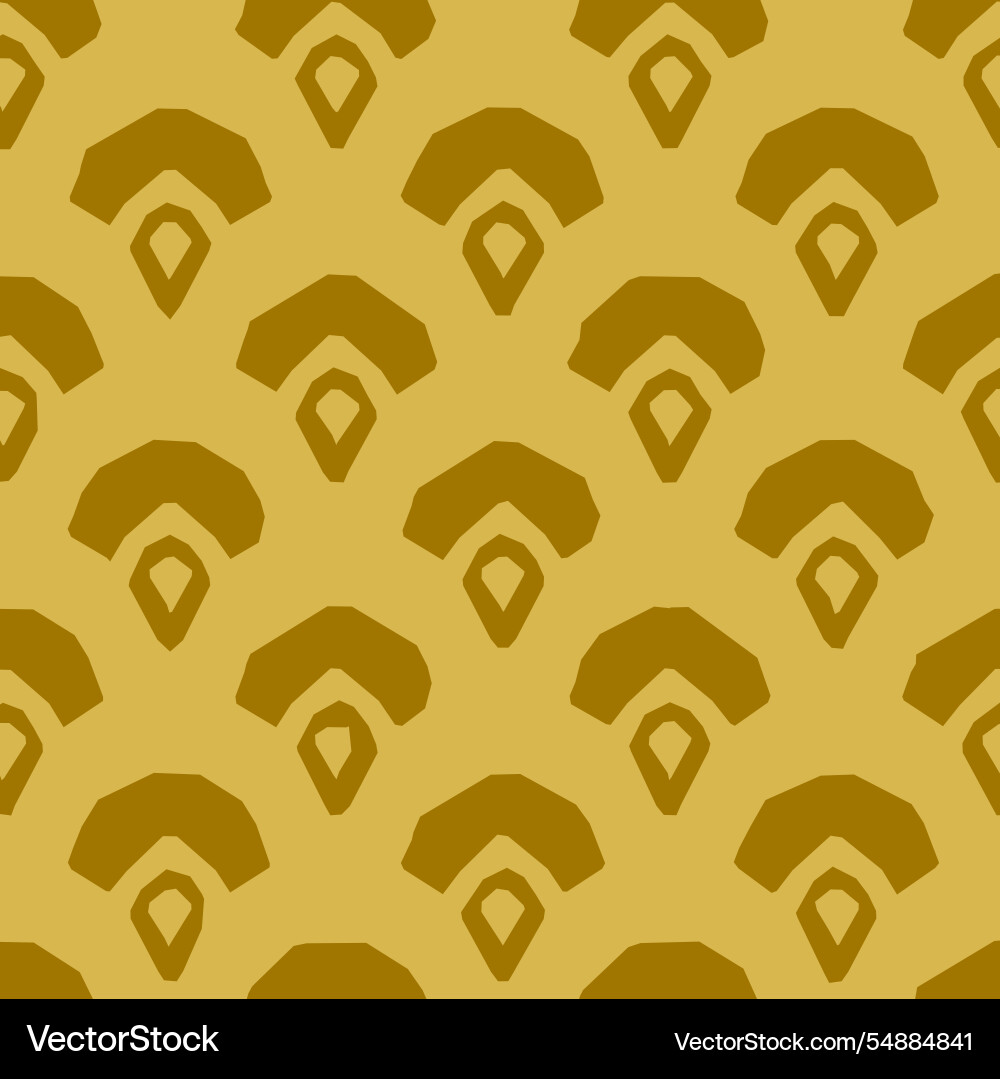 Abstract seamless pattern with geometric motifs Vector Image