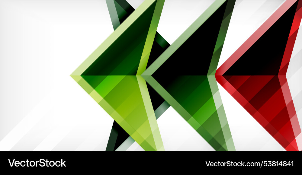 Arrows with 3d effect abstract background Vector Image