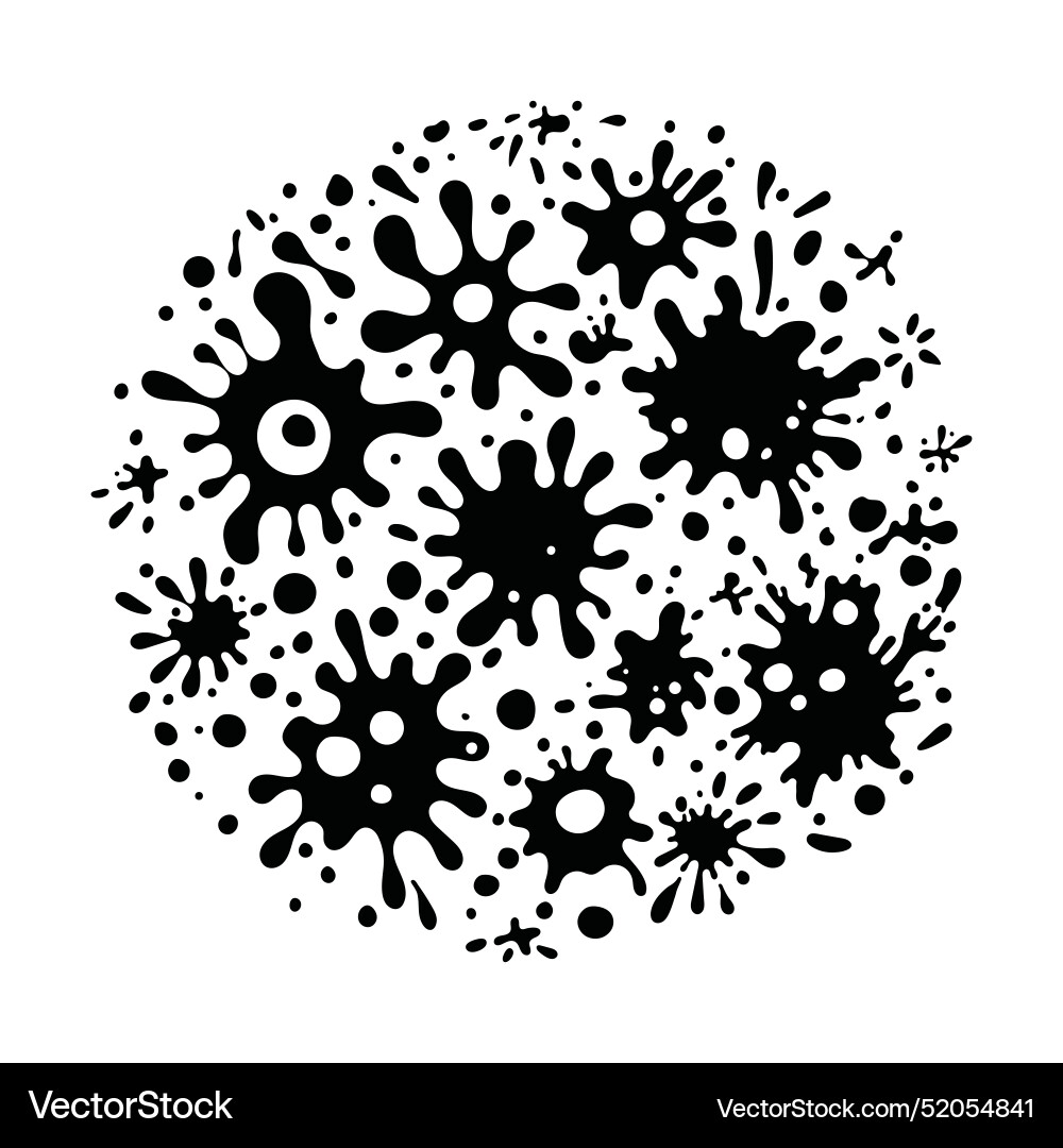 Liquid shapes frames with uneven wavy edge set Liquid shapes frames with uneven wavy edge set vector image