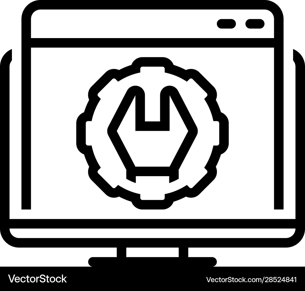 Web optimization vector image