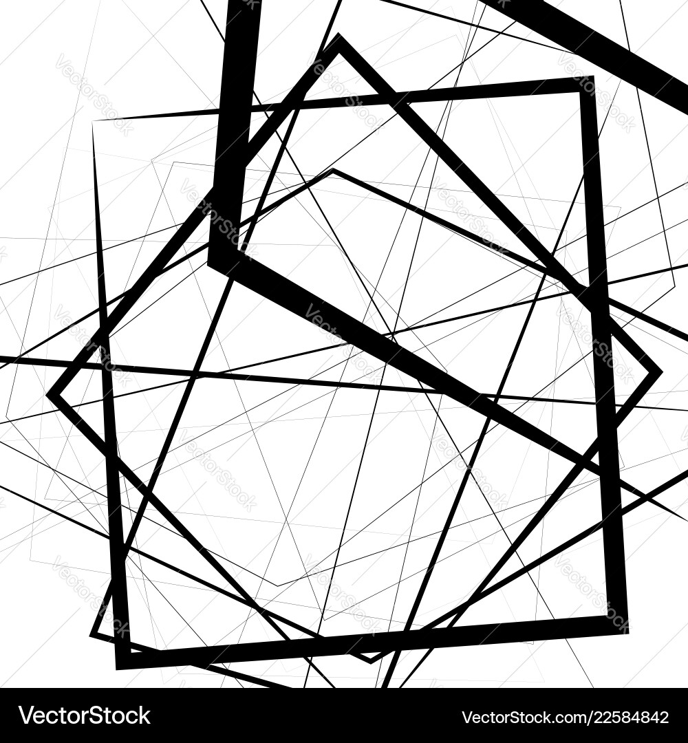 Artistic with stressful random irregular lines Artistic with stressful random irregular lines vector image