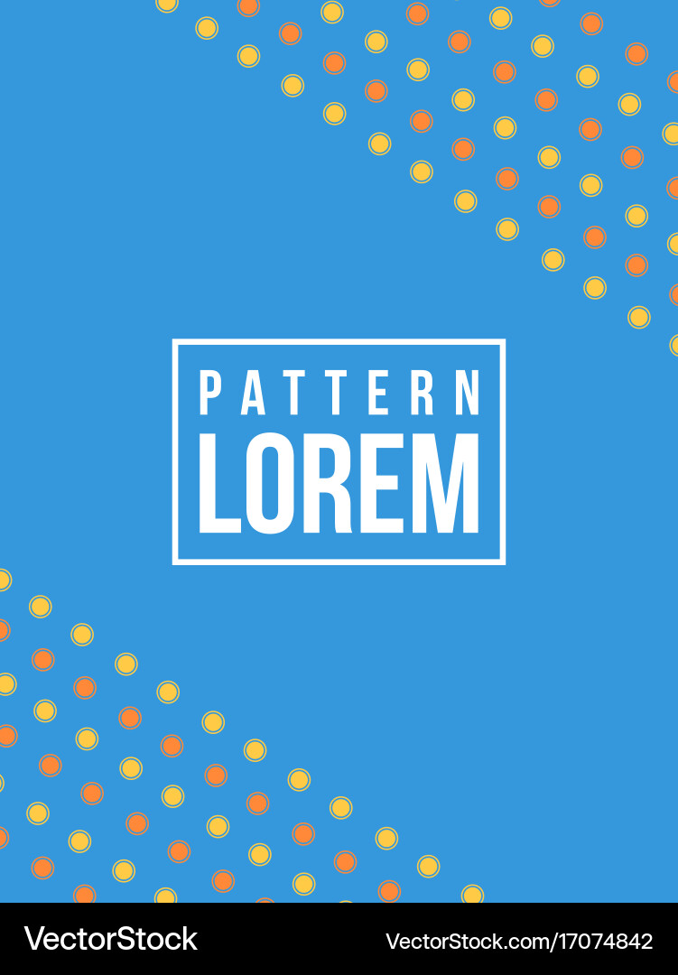 Blue background pattern style collection Vector Image