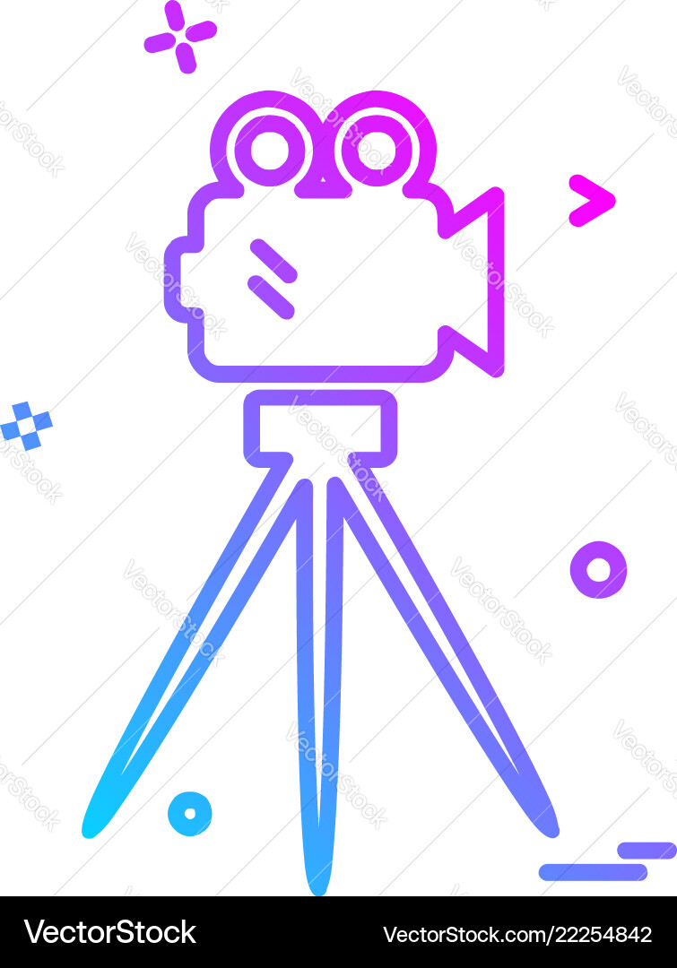 Camcoder Icon Design Camcoder Icon Design vektorbild