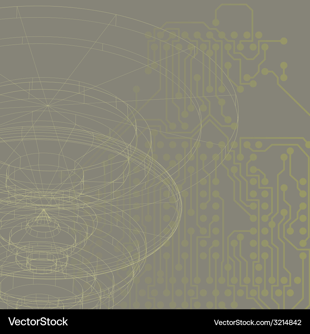 Conceptual design template abstract background Vector Image