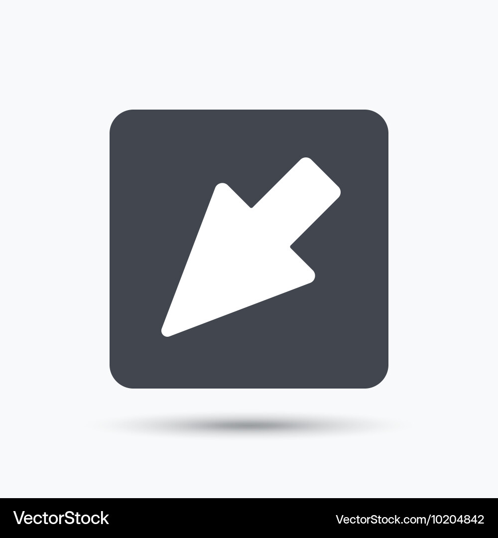 Cursor icon computer position marker sign Vector Image