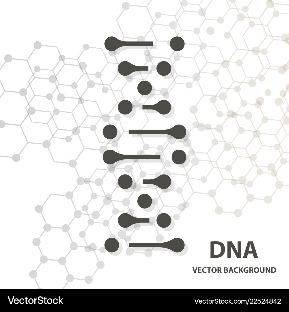Dna sequence shiny background science eps10 Dna sequence shiny background science eps10 vector image