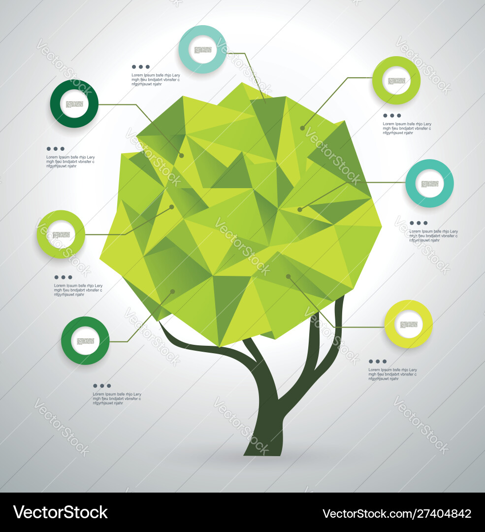 Eco infographics template set graphic design Eco infographics template set graphic design vector image