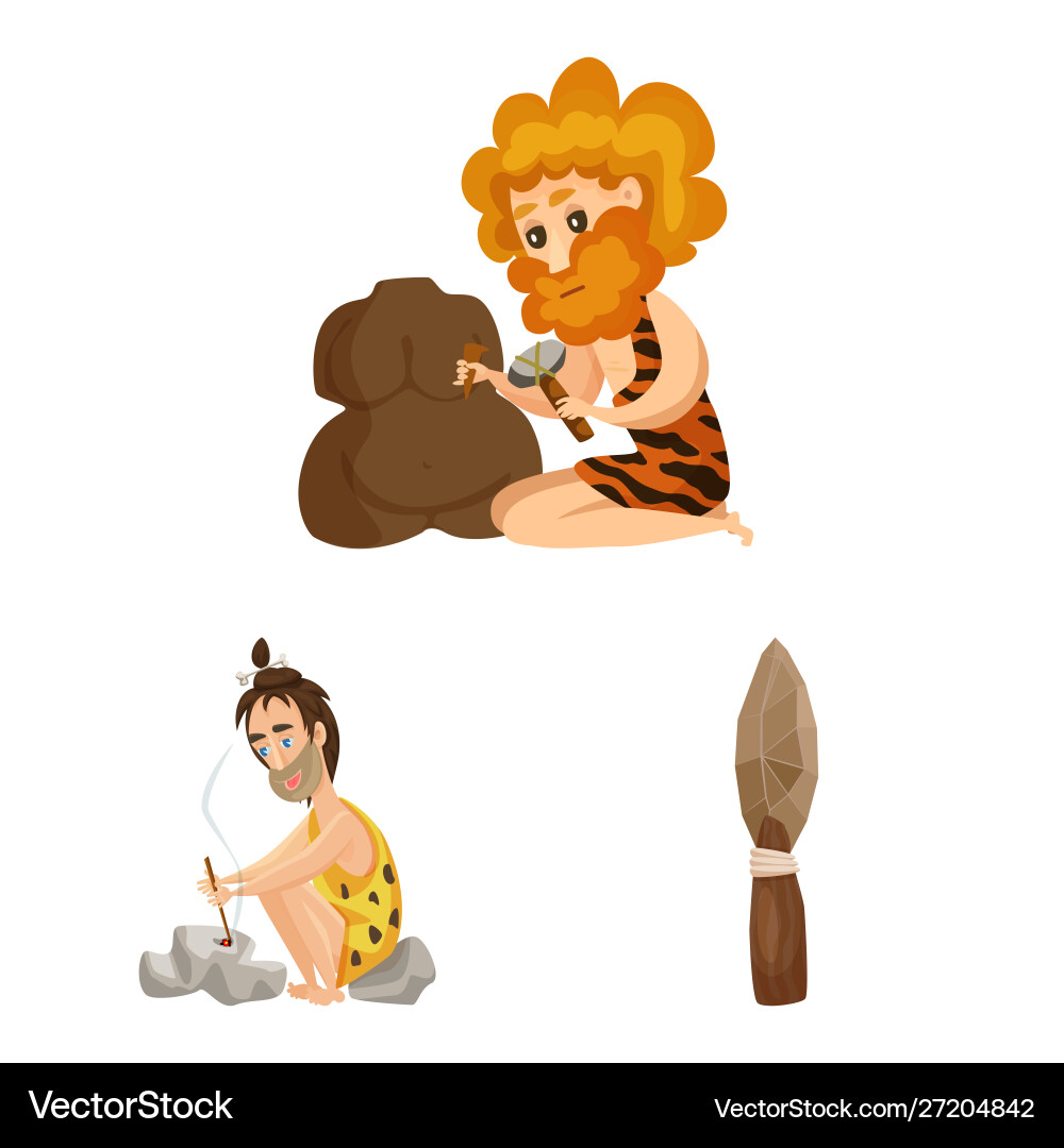 Isolated object ancient and age logo set Isolated object ancient and age logo set vector image