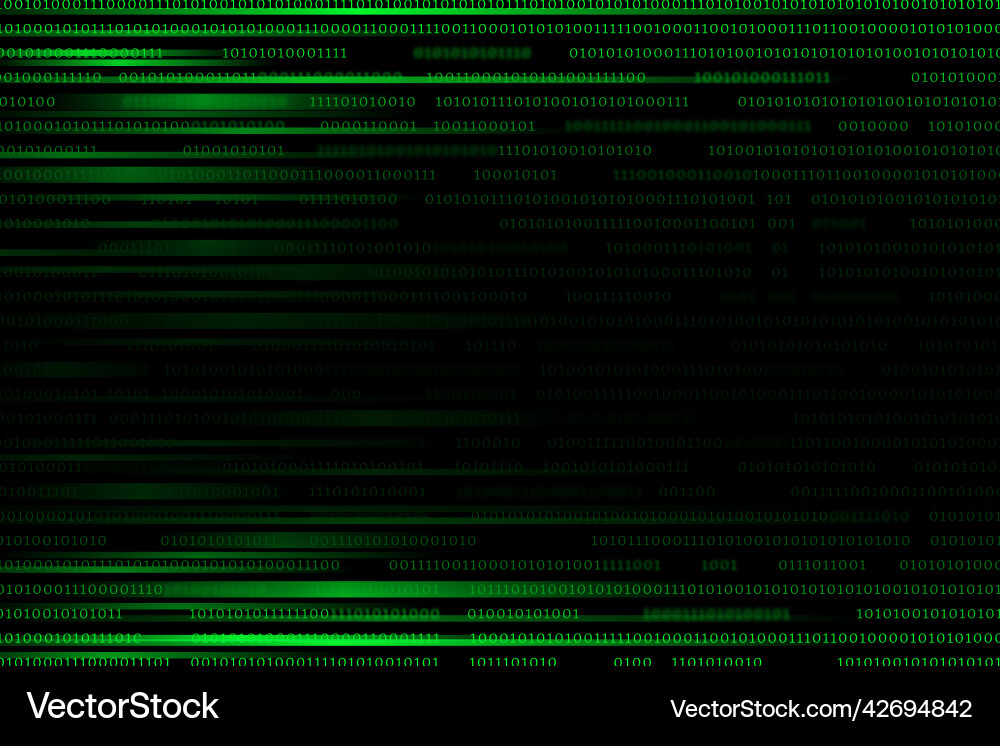Stream von binären Code-Design Stream von binären Code-Design vektorbild