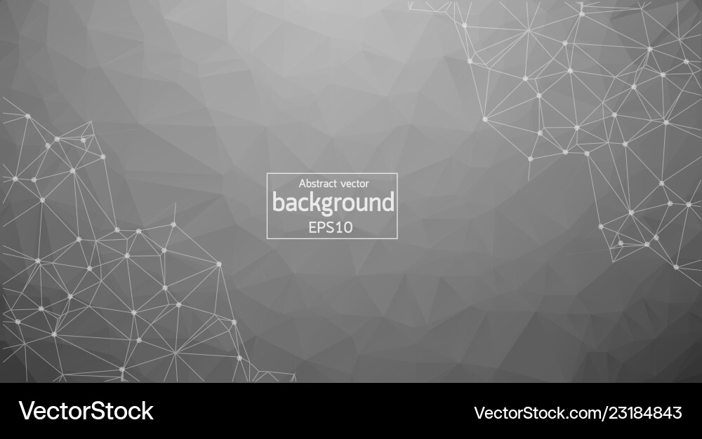 Abstract Network Mesh vector image