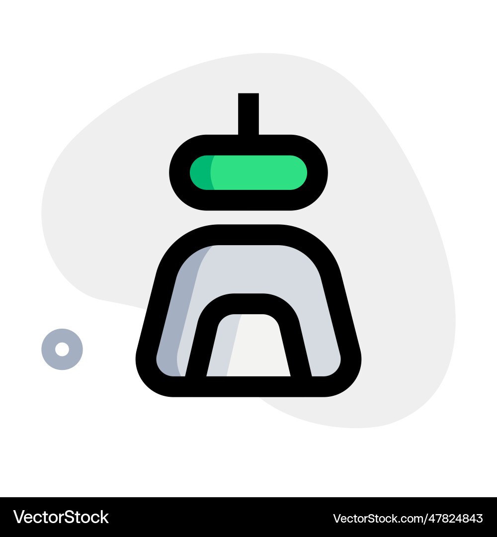 Advanced technology robot for better user Vector Image