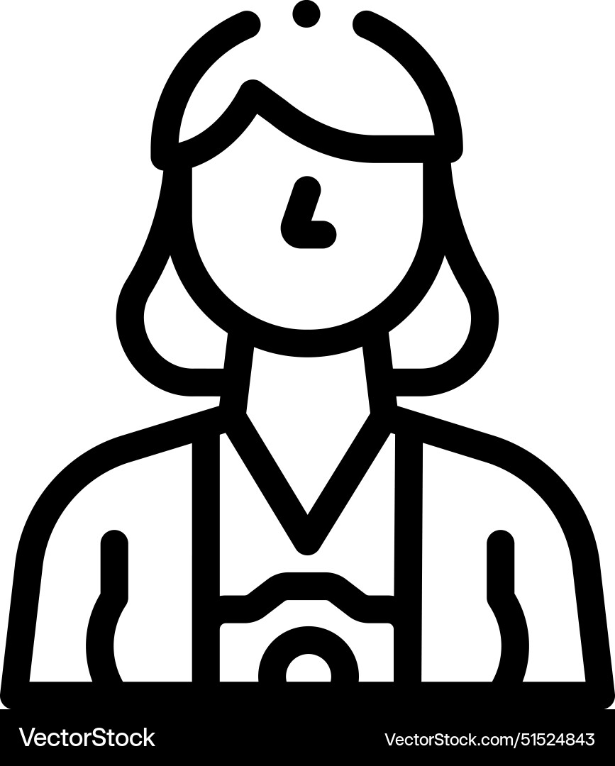 Blogger icon thin linear style design isolated Blogger icon thin linear style design isolated Vector Image