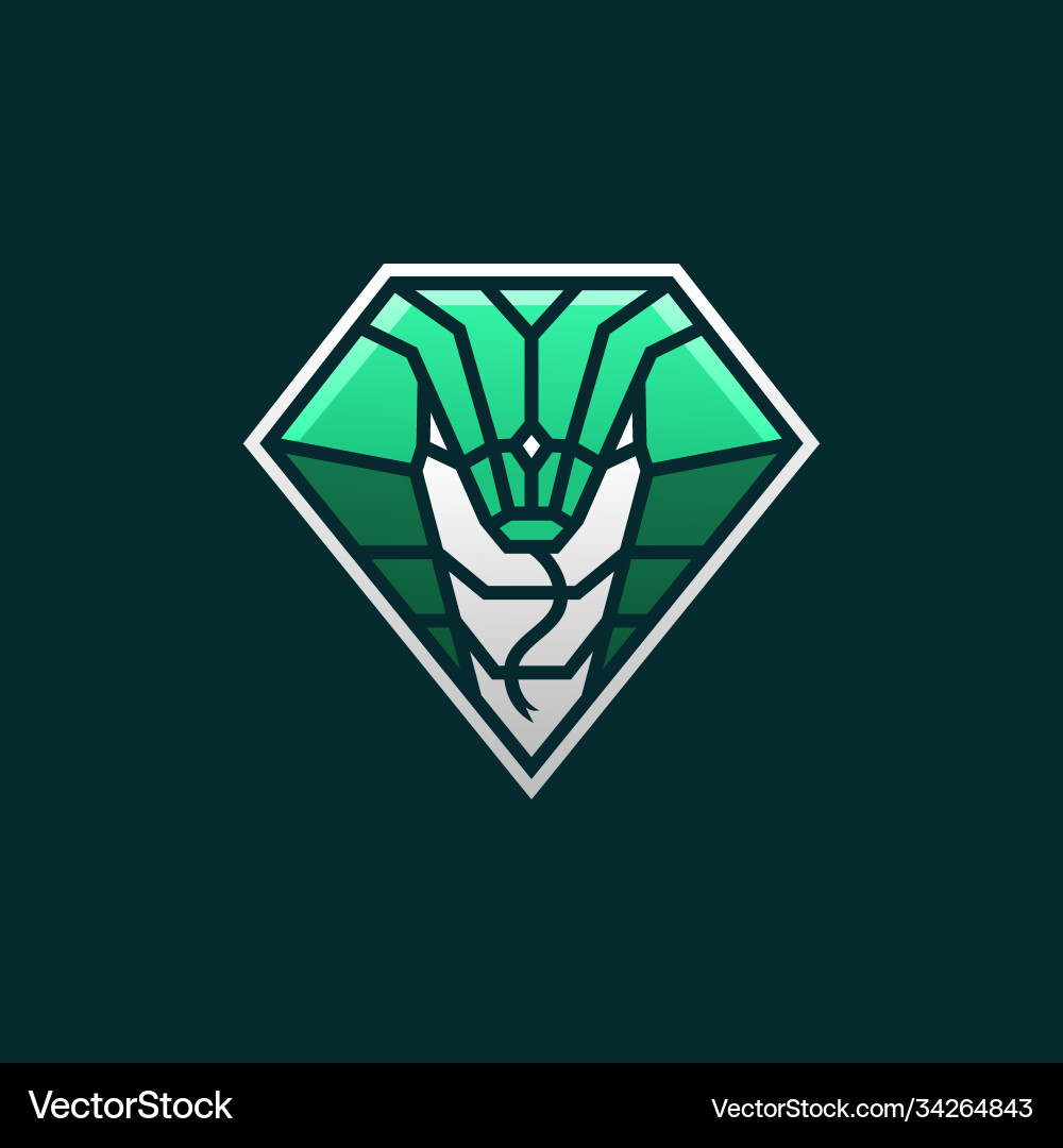 Cobra snake e sport logo icon vector image