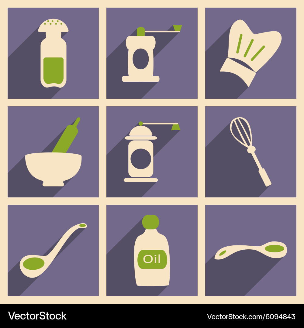 Flat with shadow concept and mobile application Vector Image
