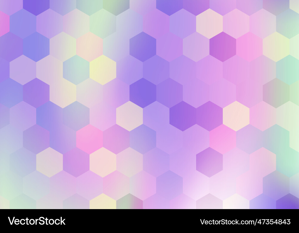 Gradient hexagonal background Gradient hexagonal background vector image