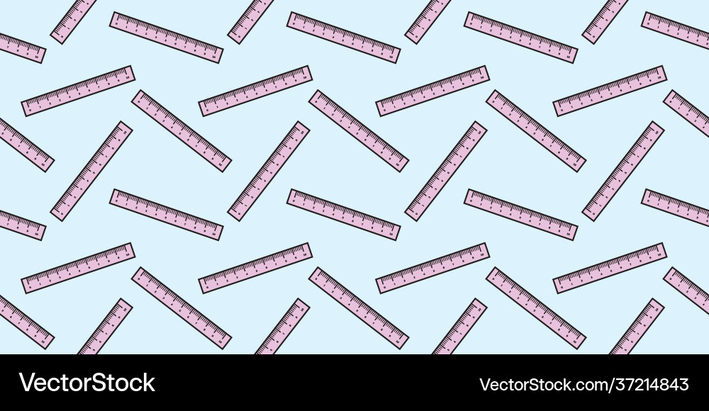 Ruler seamless repeat pattern background Ruler seamless repeat pattern background vector image