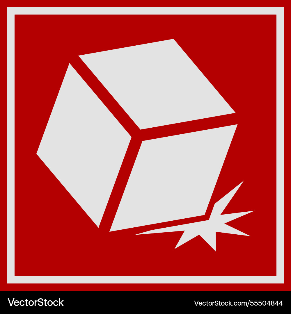 Do not drop fragile items packaging symbol sign Do not drop fragile items packaging symbol sign vector image