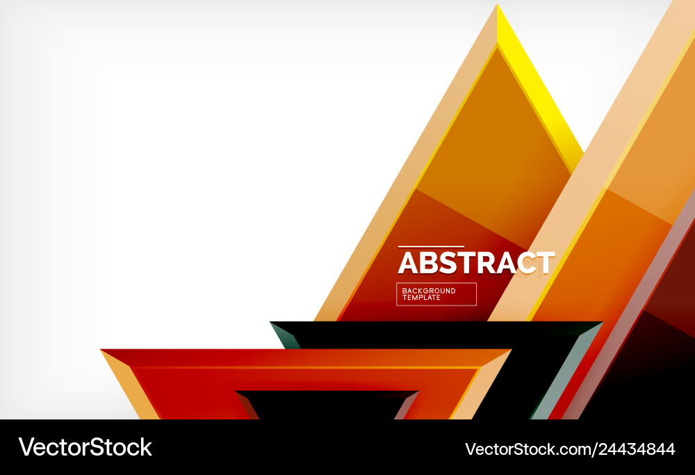 Dynamic Geometric Triangles Background vector image