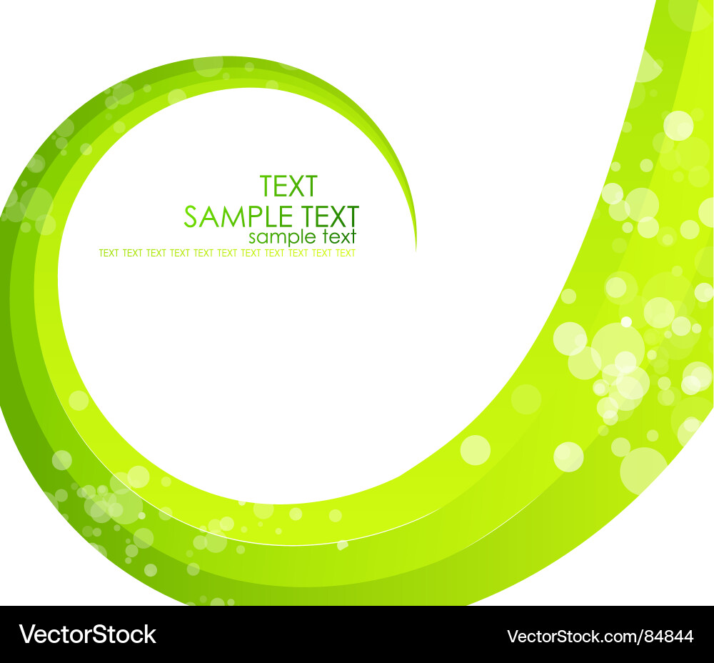 Dynamic Swirl Vector Image