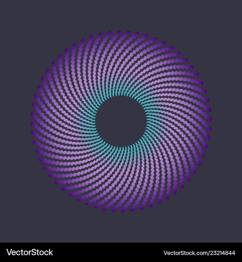 Halftone dots forms Halftone dots forms vector image
