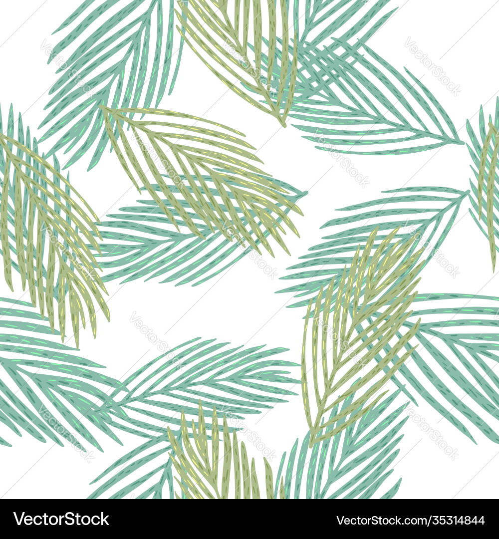 Isolated seamless botanic new year pattern Isolated seamless botanic new year pattern Vector Image