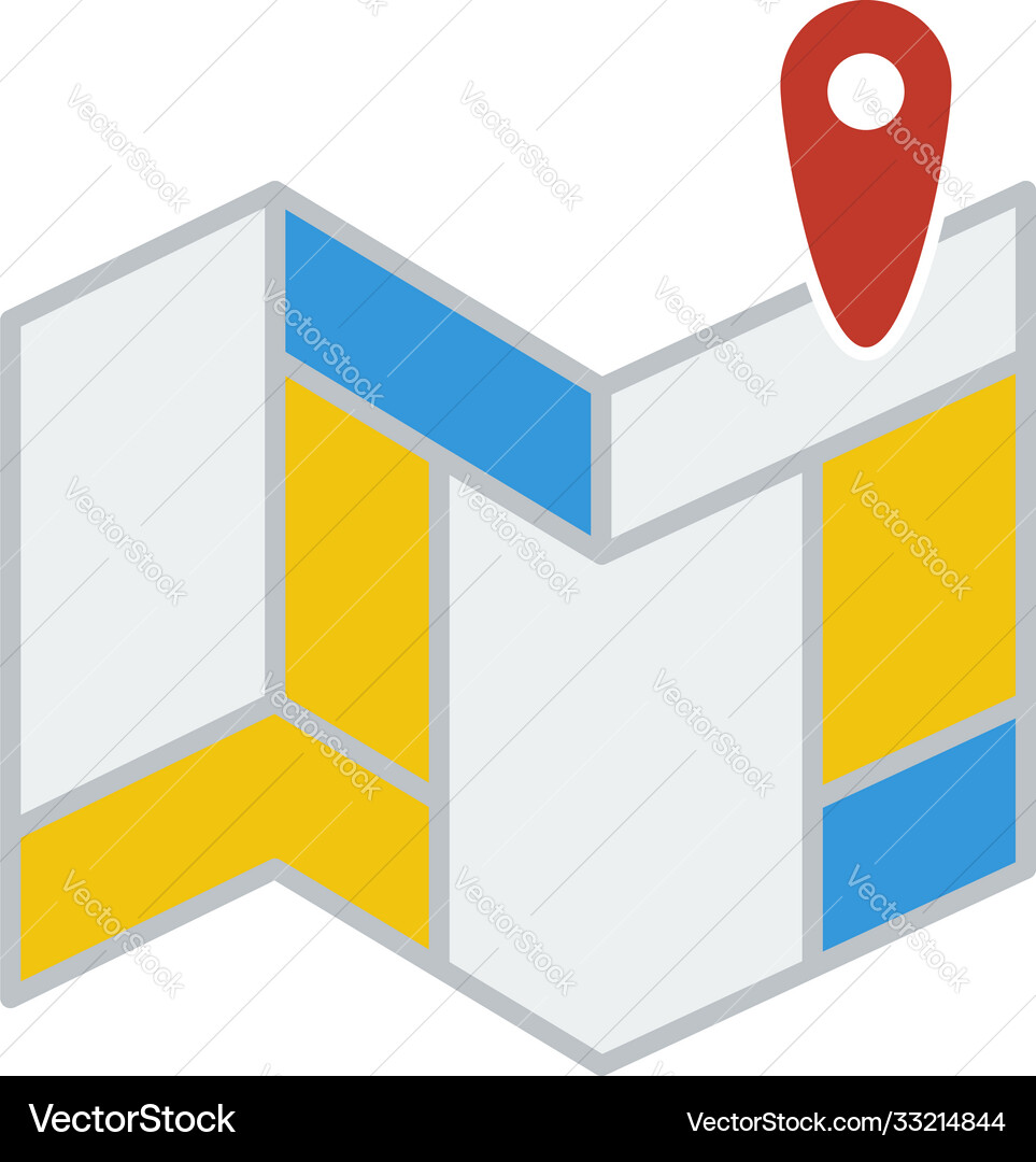 Navigation map icon Navigation map icon vector image