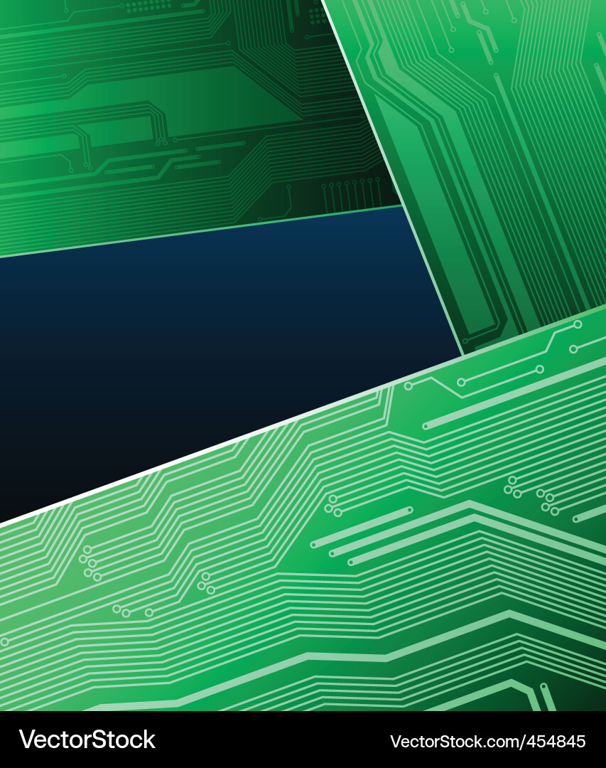 Abstract technology theme background with empty vector image