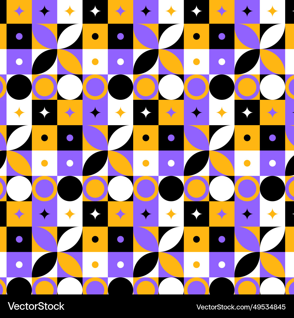 Geometric modern seamless pattern with abstract Vector Image