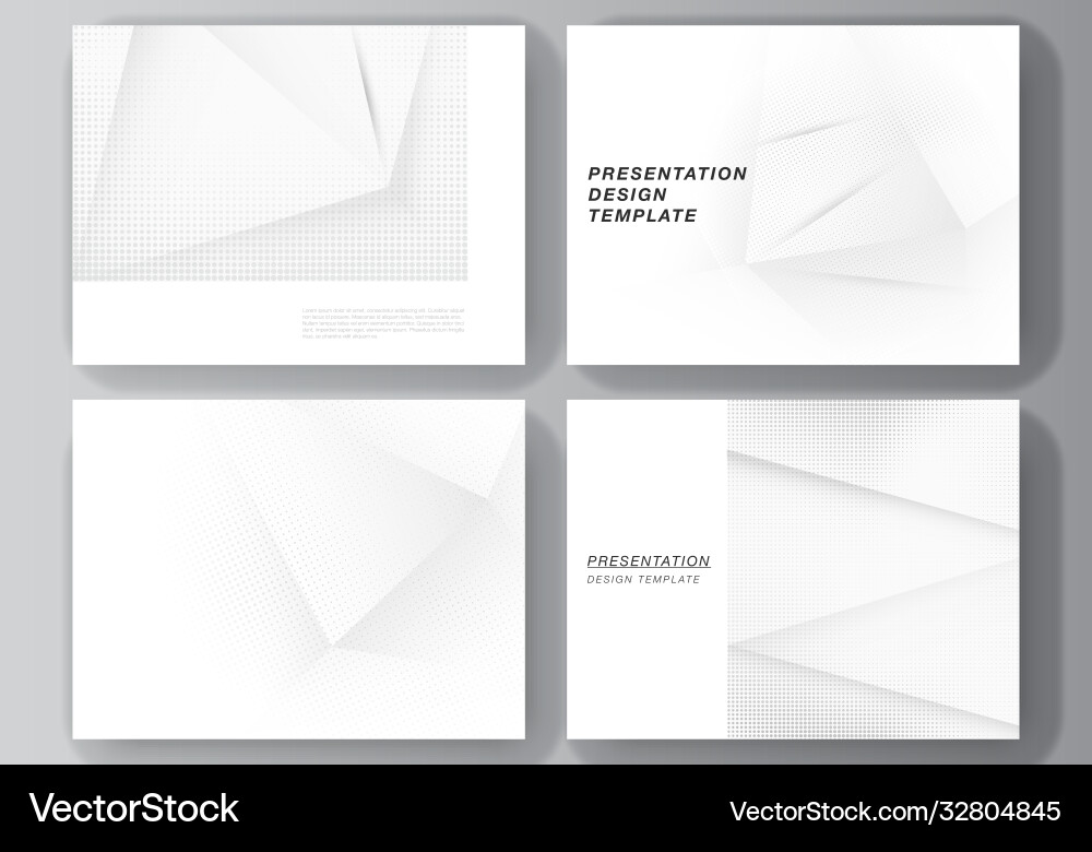 Layout presentation slides design Layout presentation slides design vector image