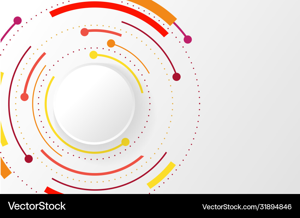 Abstract background with color circle line Abstract background with color circle line vector image