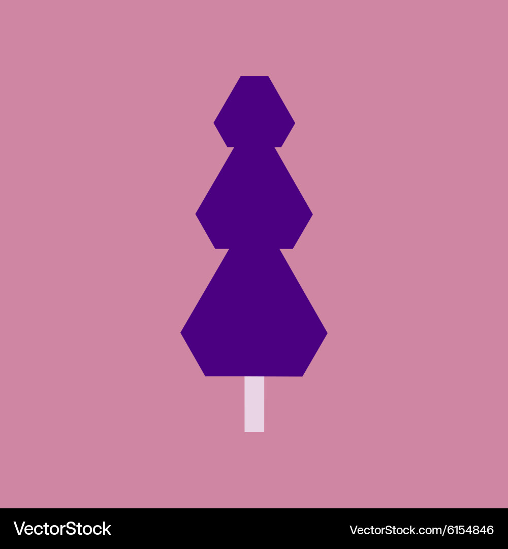 Flat with shadow icon and mobile application vector image
