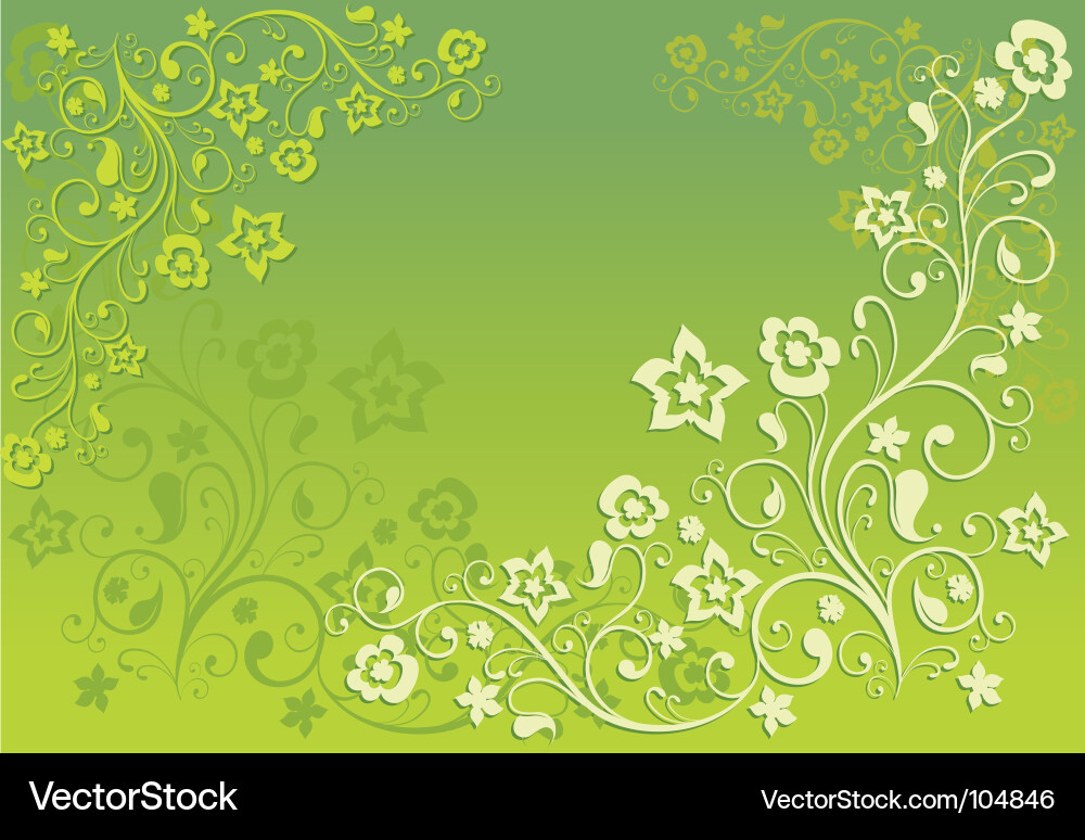 Floral background Vector Image