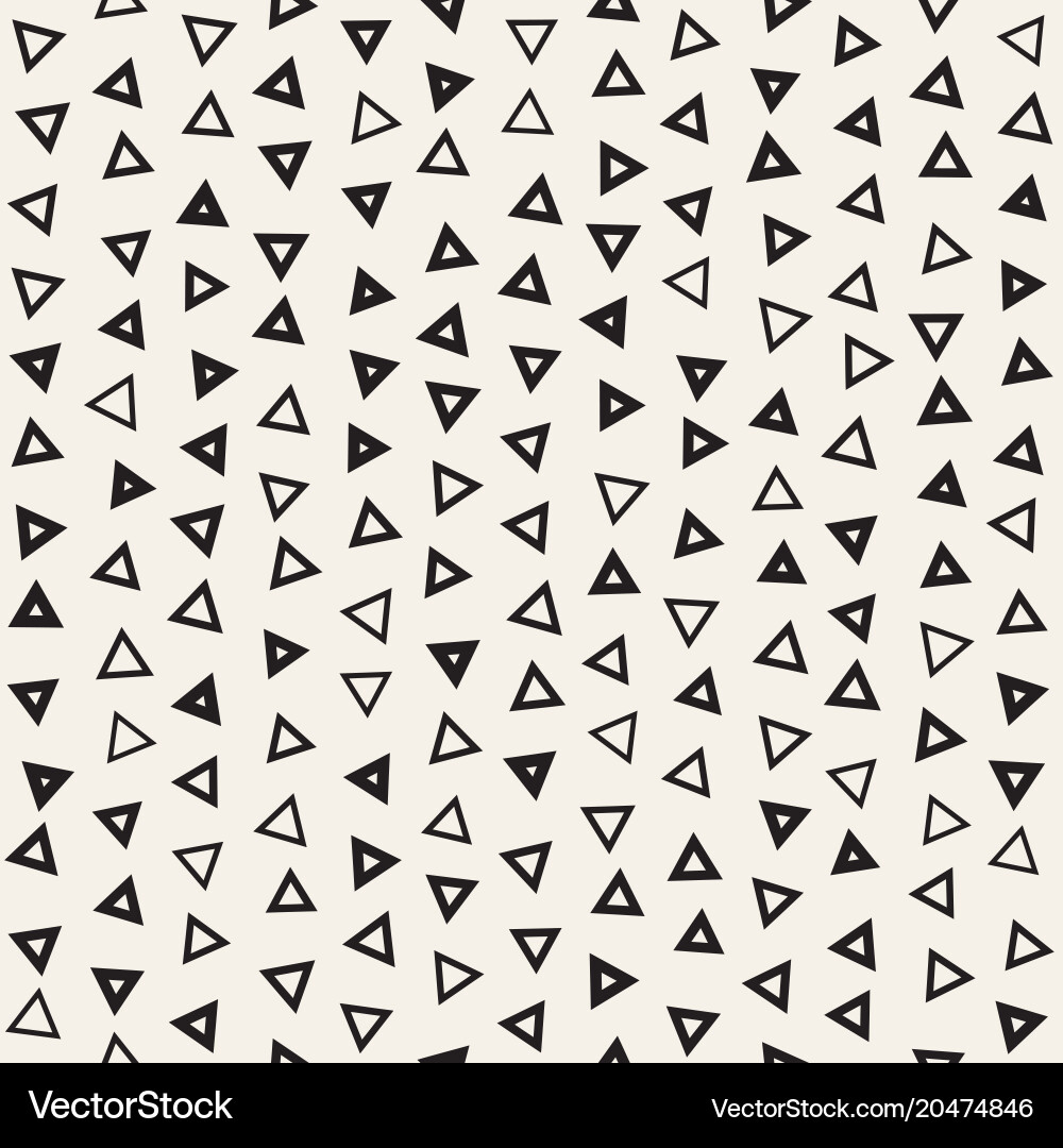 Seamless chaotic patterns randomly scattered vector image