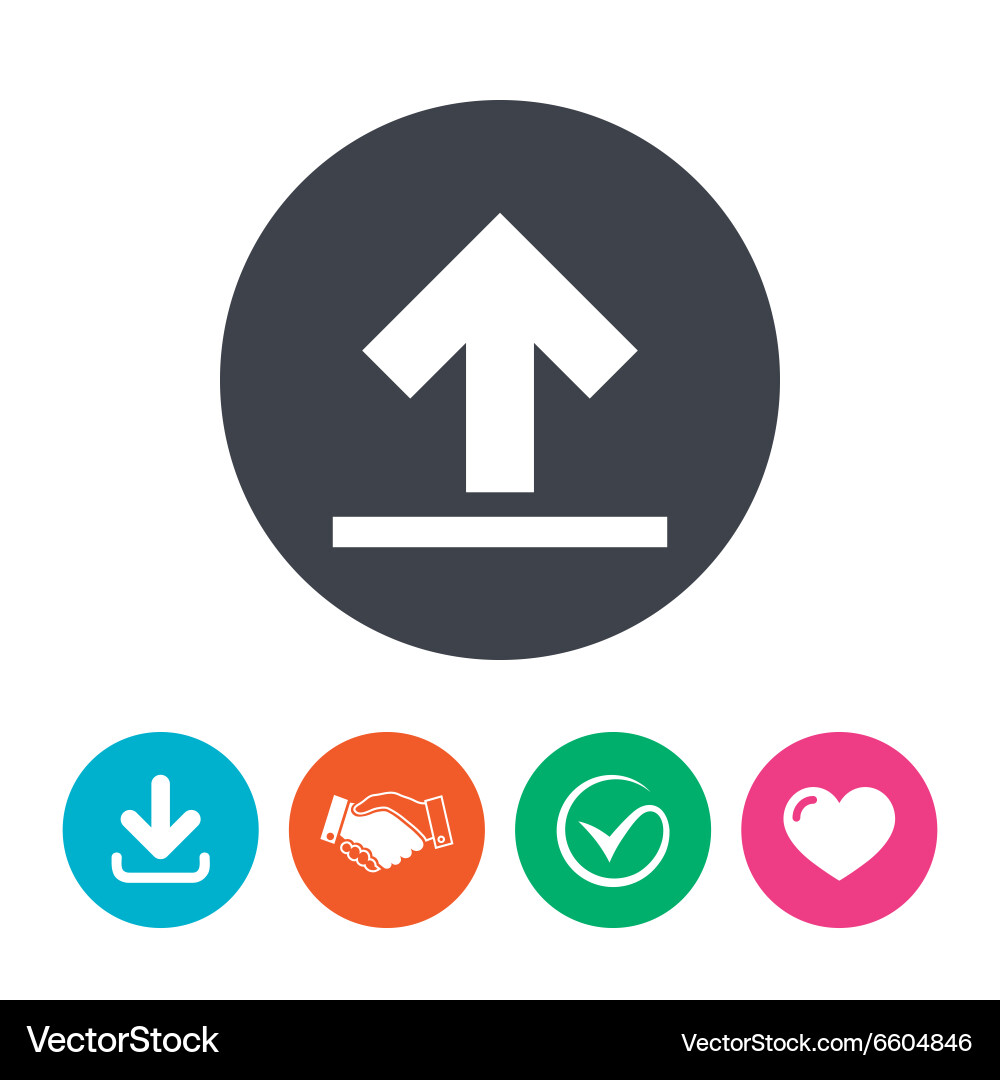 This side up sign icon fragile package symbol vector image