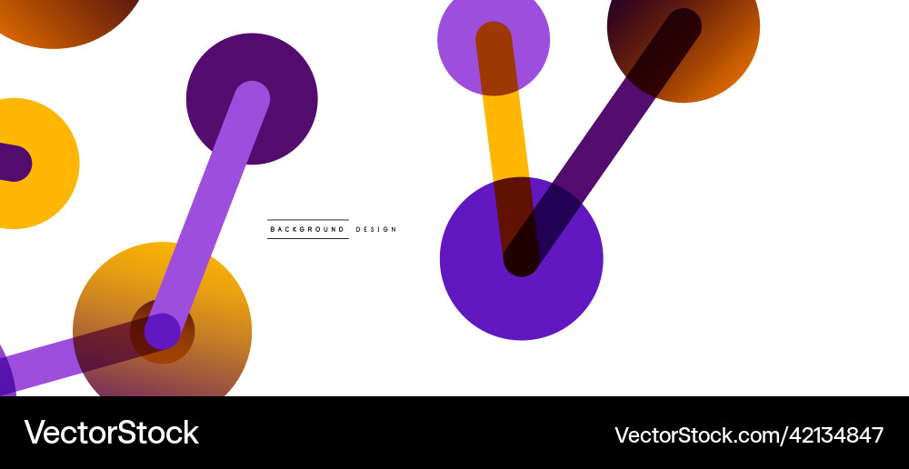 Abstract background round dots connected by lines Abstract background round dots connected by lines Vector Image