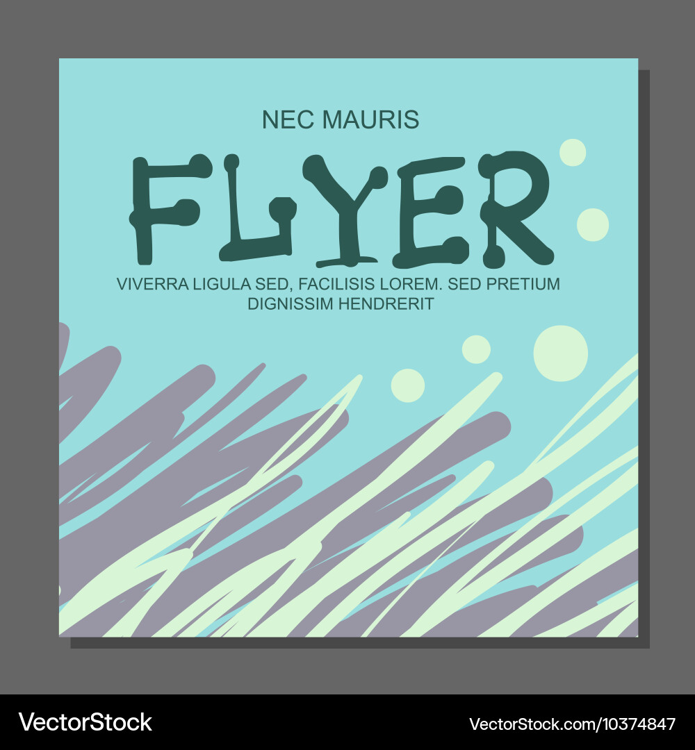 Abstract flyer with space for text it can be used Vector Image