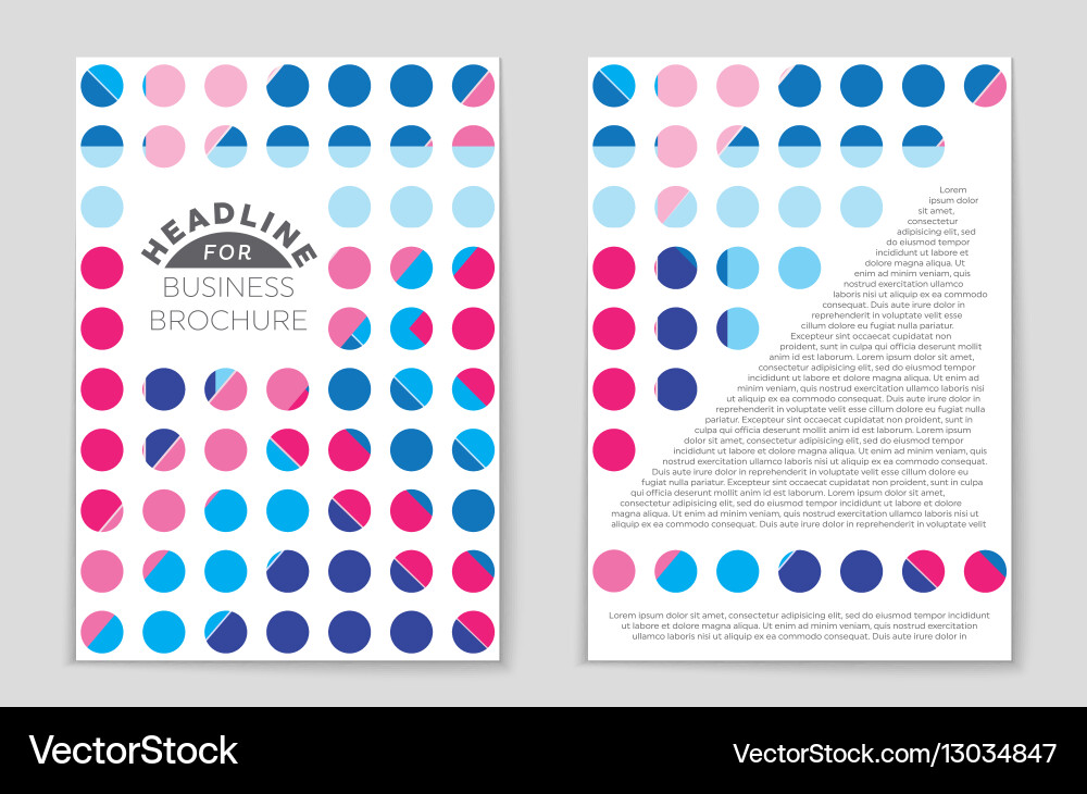 Abstract layout background set for art Vector Image