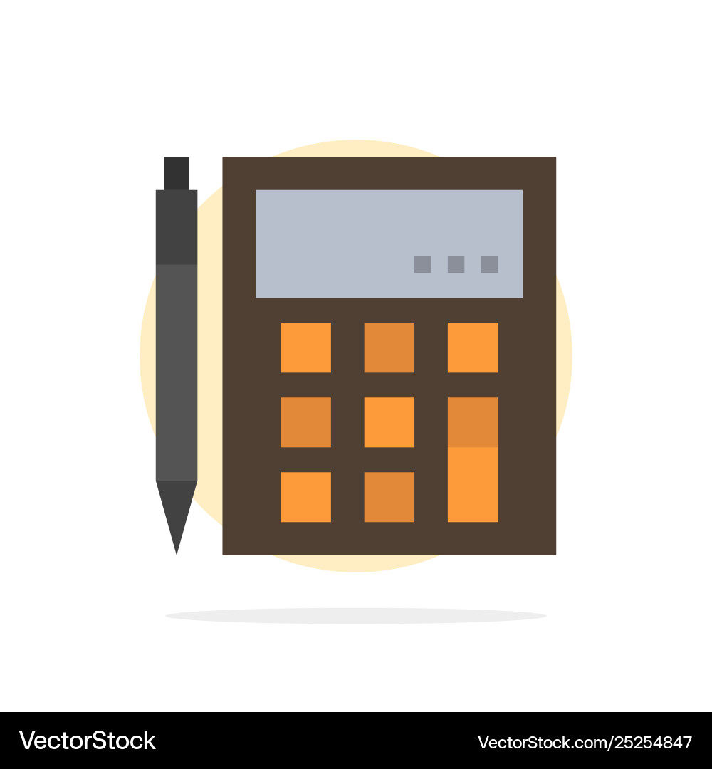 Accounting account calculate calculation vector image
