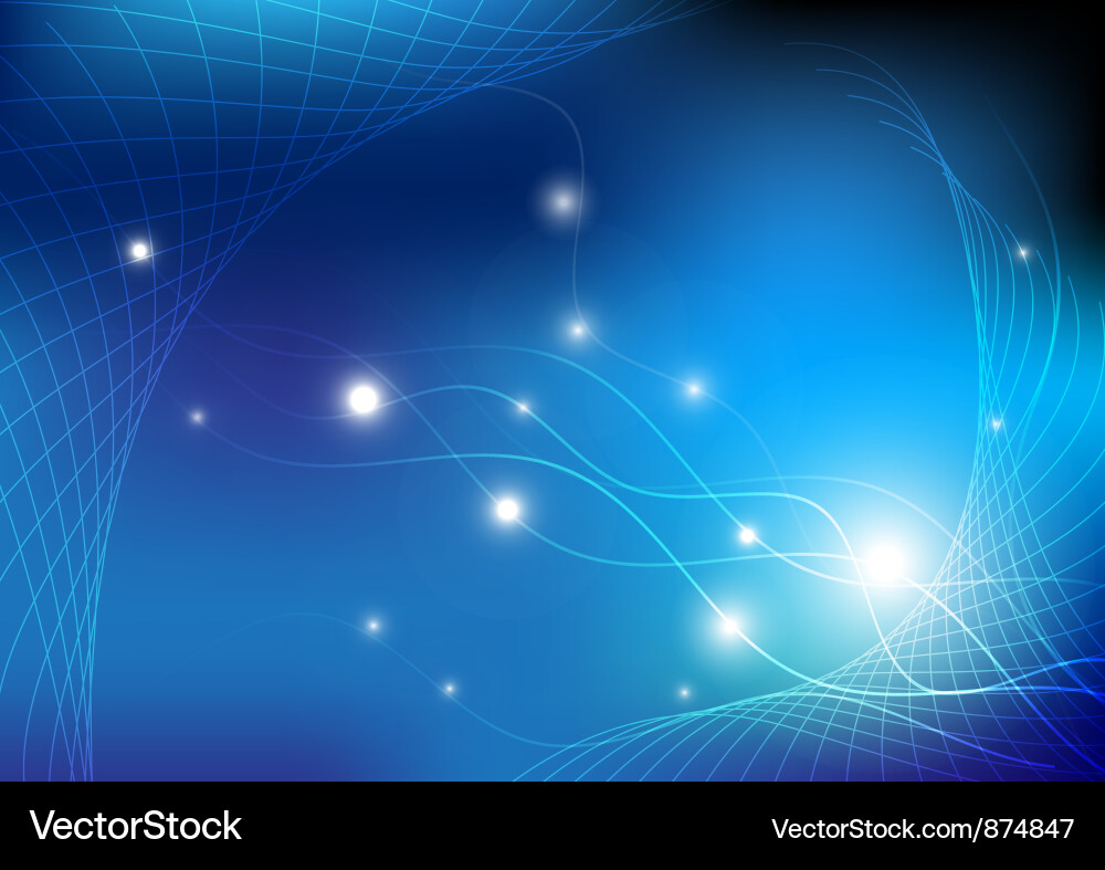 Cosmic Network - Abstract Space vector image