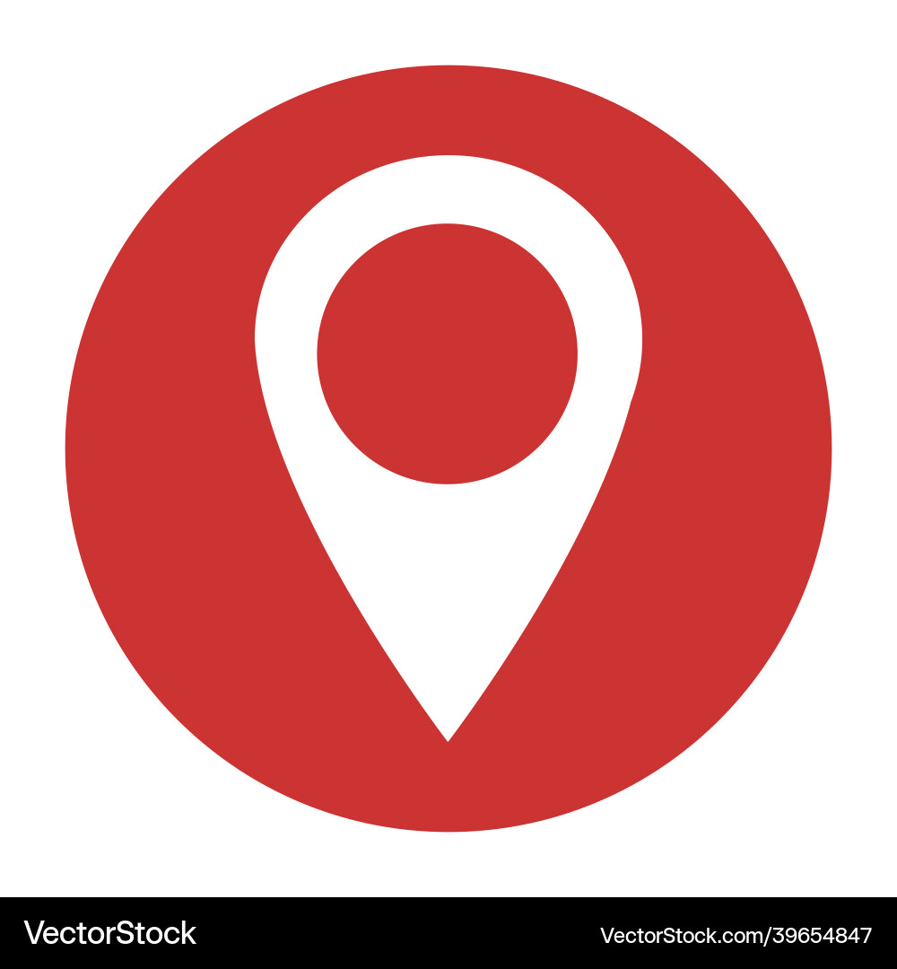 Location icon map pointer symbol isolated Location icon map pointer symbol isolated vector image