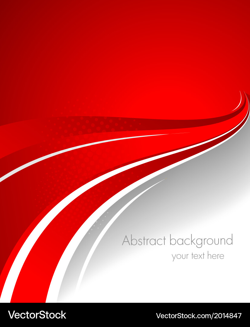 Red Abstract Background Vector Image