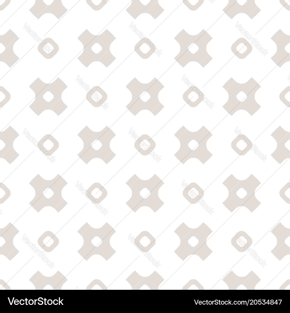 Seamless pattern with simple geometric shapes vector image
