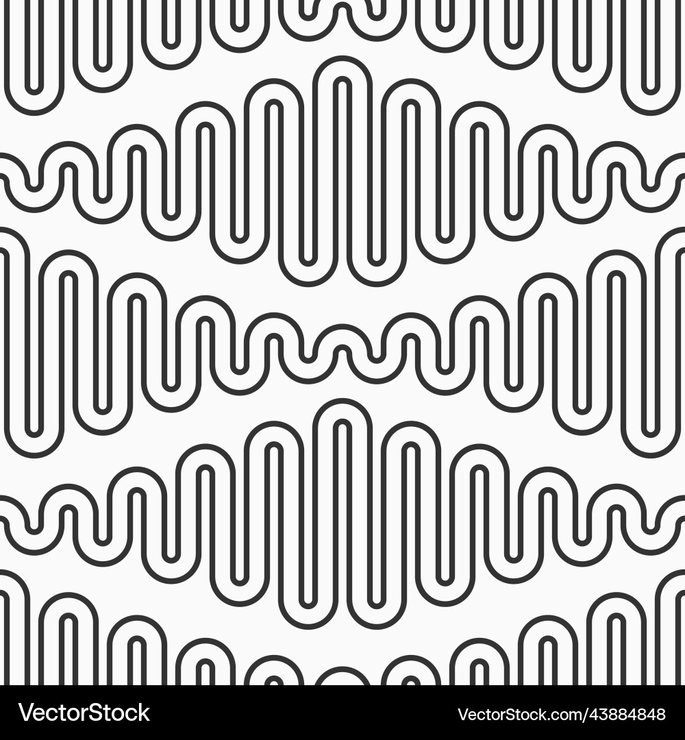 Abstract seamless pattern zigzag smooth lines Abstract seamless pattern zigzag smooth lines vector image