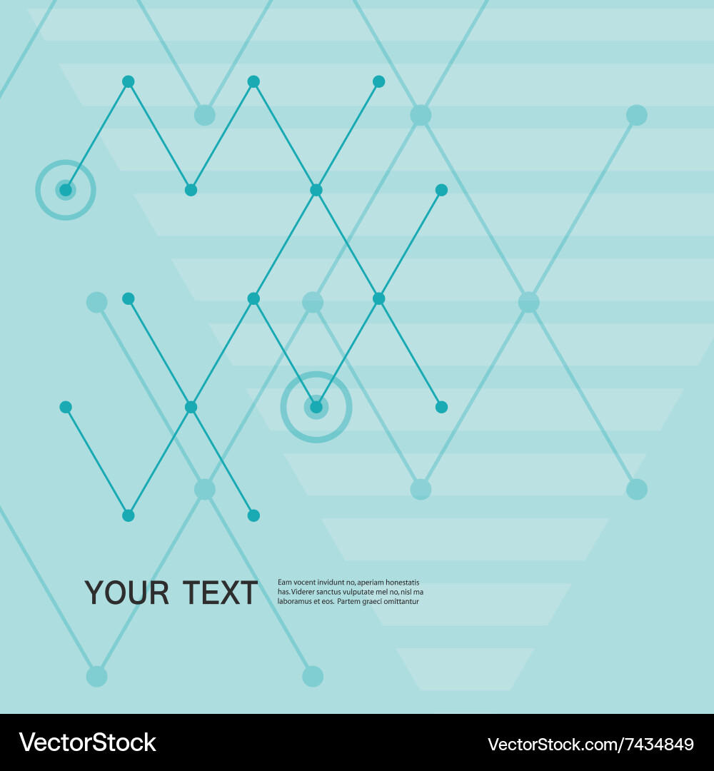 Abstract line and triangular design Vector Image